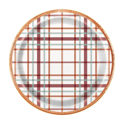 Flair Foil Stamped Paper Plates 23cm 8 Pack