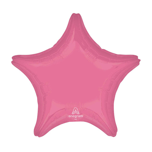 45cm Standard Star XL Vibrant Pink Foil Balloon