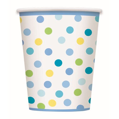 Baby Boy Stork Paper Cups Paper Cups 8 Pack 270ml