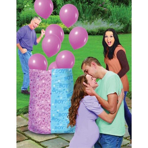 Gender Reveal Balloon Sack - Girl