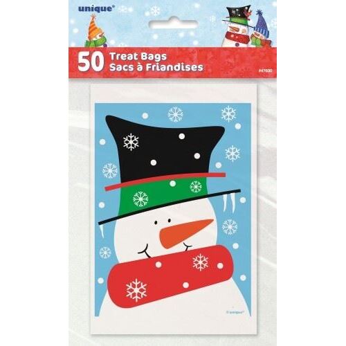 Snowman Buddies 50 Treat Bags