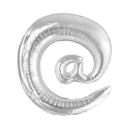 Silver @ Letter Foil Balloon 86cm 