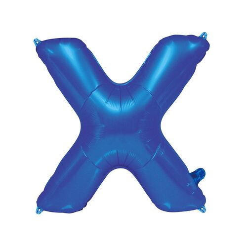 Royal Blue  x  Letter Foil Balloon 86cm 
