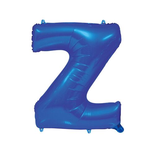 Royal Blue Z Letter Foil Balloon 86cm 