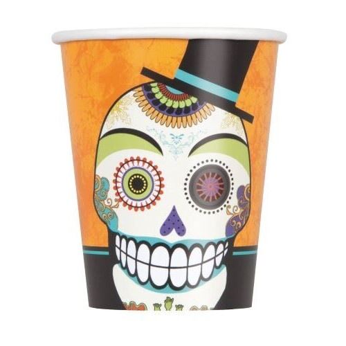 Day Of the Dead Cups 8 Pack
