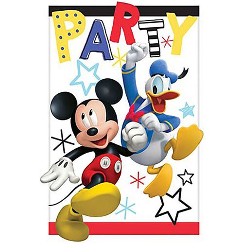 Mickey On the Go Invitations Party 8 Pack