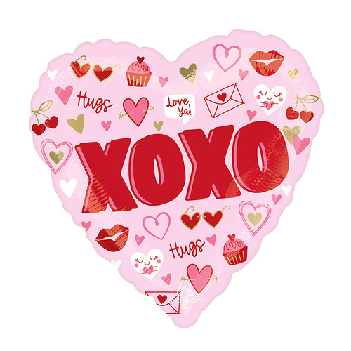 45cm HX Valentine's Vibes Foil Balloon