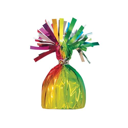 Foil Balloon Weight Rainbow