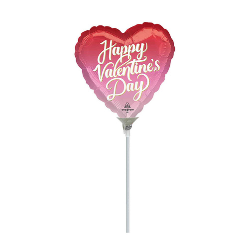 22cm Happy Valentine's Day Dreamy Heart Hues Foil Balloon