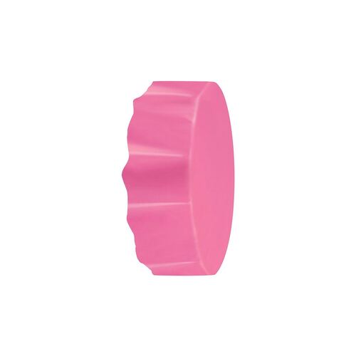 Hot Pink Plastic Tablecover Round 