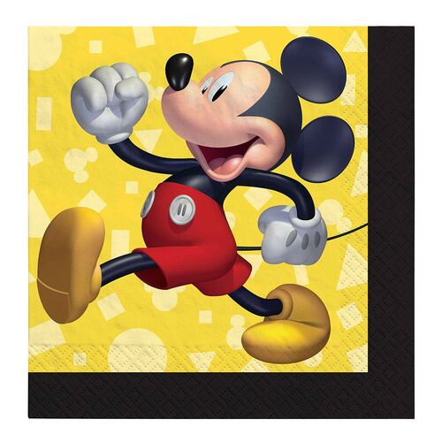 Mickey Mouse Forever Beverage Napkins 16 Pack