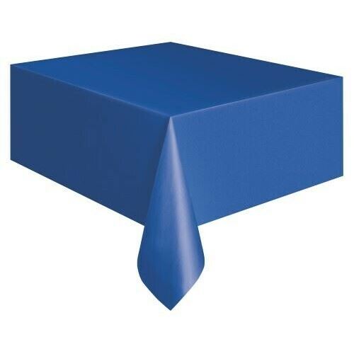 Royal Blue  Plastic Tablecover Rectangle 