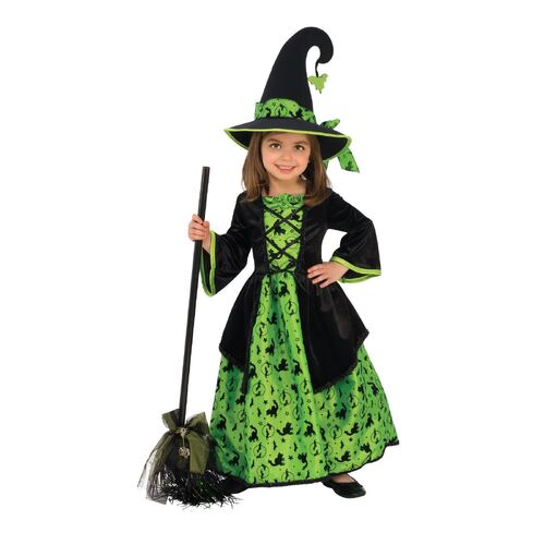 Green Witch Costume Child