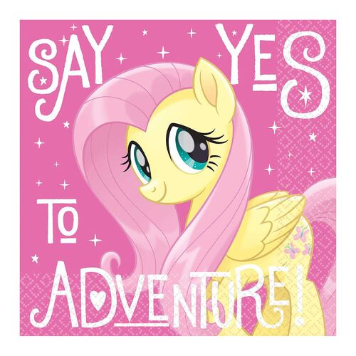 My Little Pony Friendship Adventures Lunch Napkins 16 Pack