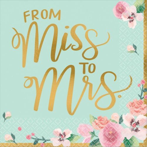 Mint To Be Luncheon Napkins 16 Pack