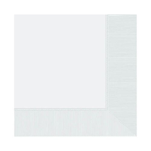 Lunch Napkins 2PLY-Frosty White 20 Pack