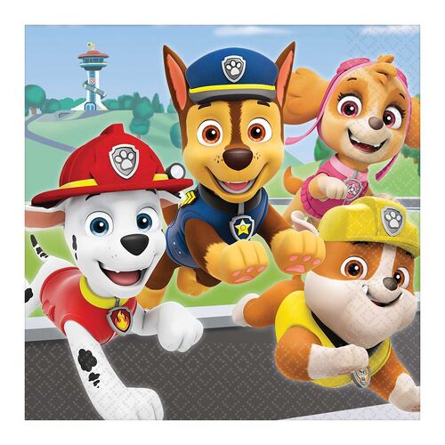 Paw Patrol Adventures Lunch Napkins 16 Pack