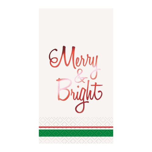 Red Merry & Bright Beverage Guest 16 Pack