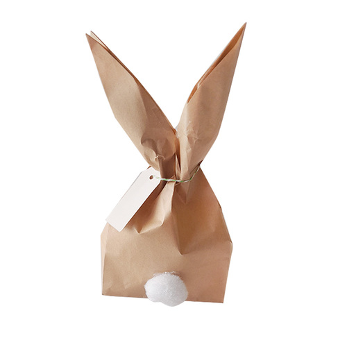 Bunny Ears & Tail Paper Treat Bags 8 Pack