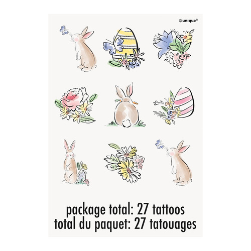 Dainty Easter Tattoos 27 Pack