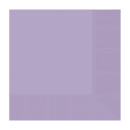 Dinner Napkins 2 PLY Lavender 20 Pack
