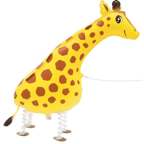Giraffe Walking Foil Balloon