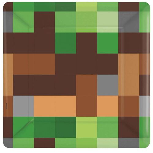 TNT Party! Square Plate 18cm 8 Pack