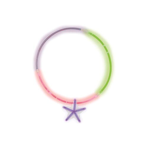 Party Glow Necklace with Star Pendant