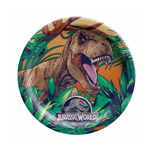 Jurassic Into The Wild Paper Plates 23cm 8 Pack
