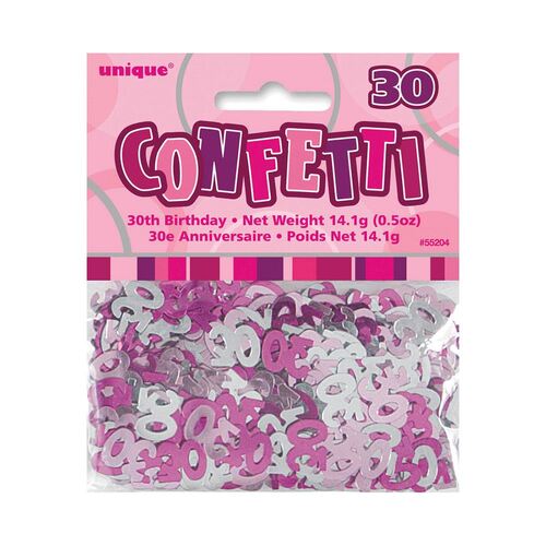 Glitz Pink 30 Confetti 14Grams (0.5Oz)