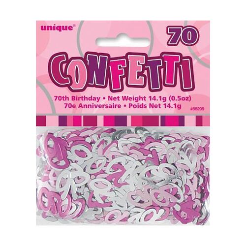Glitz Pink 70 Confetti 14Grams (0.5Oz)