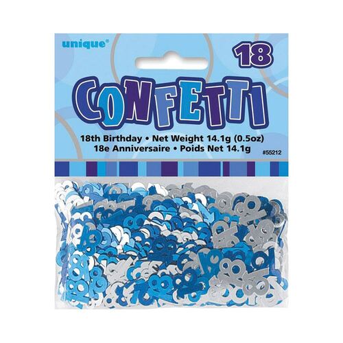 Glitz Blue 18 Confetti 14Grams (0.5Oz)