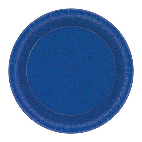 Prismatic Bright Royal Blue Round Paper Plates 21cm 8 Pack