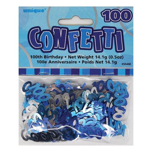 Glitz Blue 100 Confetti 14Gram (0.5Oz)