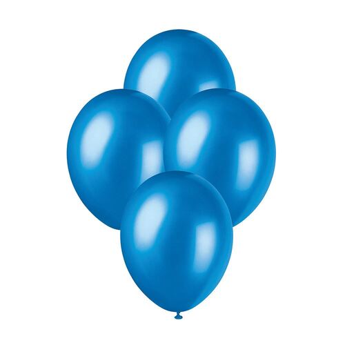 30cm Cosmic Blue Pearl Premium Balloons 50 Pack