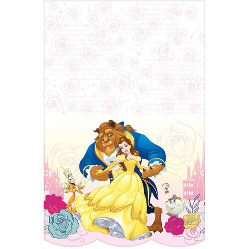 Beauty & the Beast Tablecover Plastic
