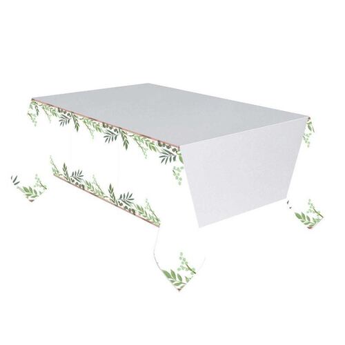 Love and Leaves Paper Tablecover
