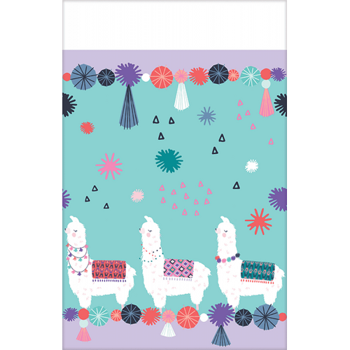 Llama Fun Tablecover Paper