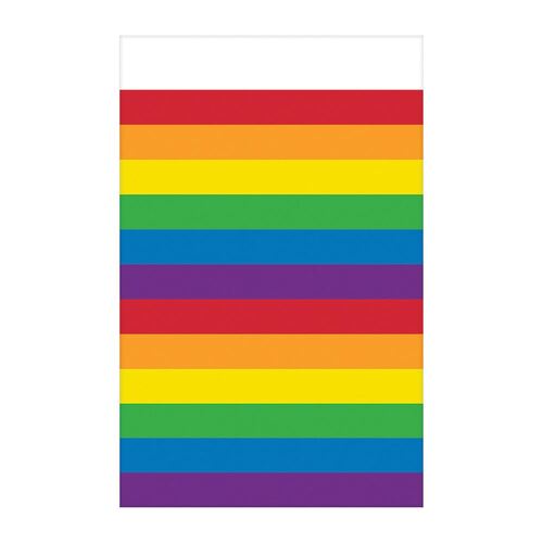 Rainbow Plastic Tablecover