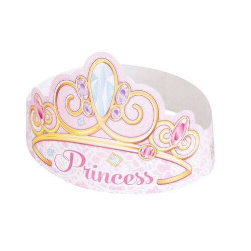 Pink Princess Tiaras 6 Pack