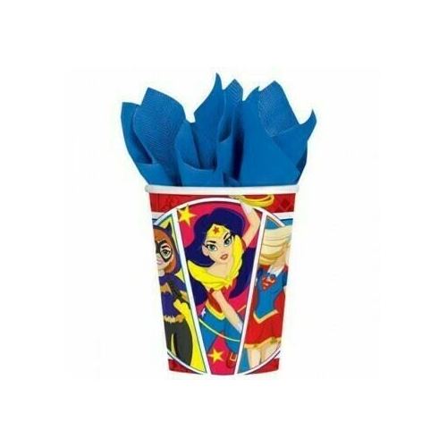 DC Superhero Girls 266ml Cups 8 Pack
