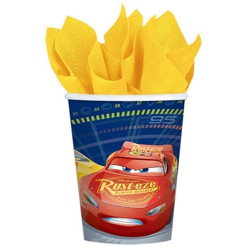 Cars 3 Cups 266ml 8 Pack