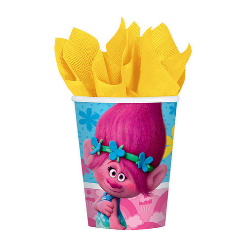 Trolls Cups 266ml 8 Pack
