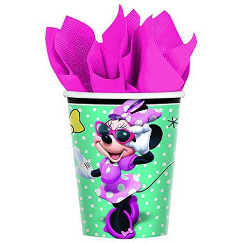 Minnie Mouse Happy Helpers 266ml Cups 8 Pack