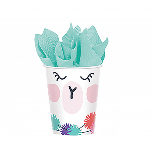 Llama Fun Cups 266ml 8 Pack