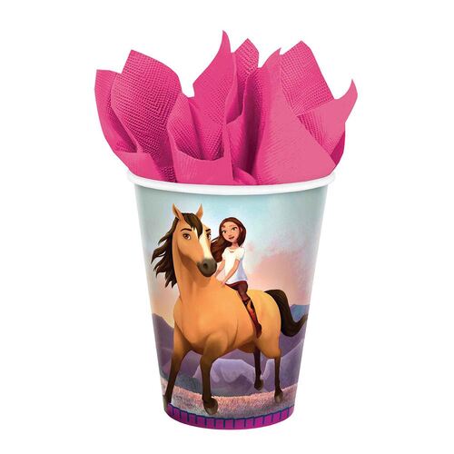 Spirit Riding Free Paper Cups 266ml 8 Pack