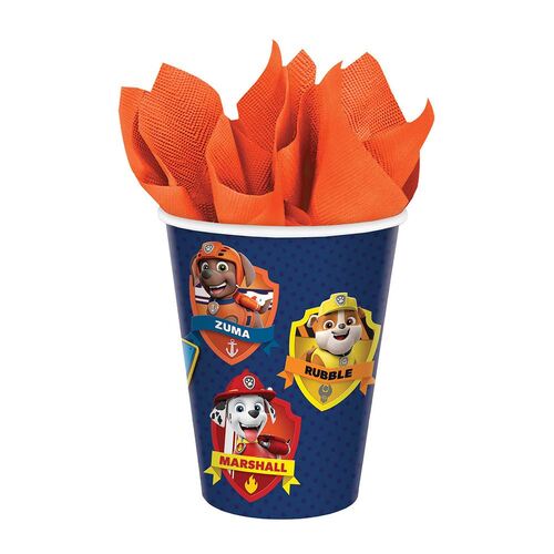 Paw Patrol Adventures Paper Cups 266ml 8 Pack