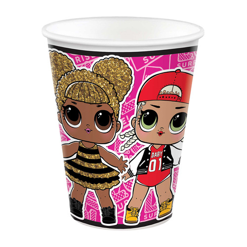 LOL Surprise Together 4EVA Paper Cups 266ml 16 Pack