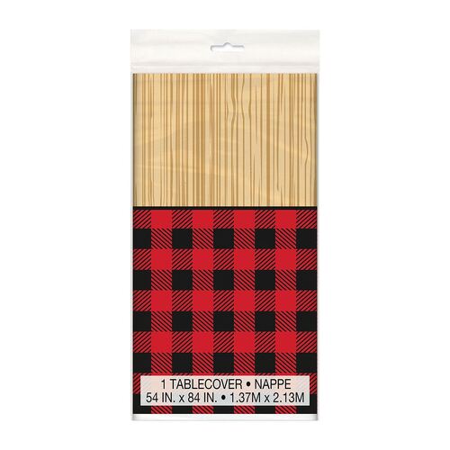 Lumberjack Plastic Tablecover