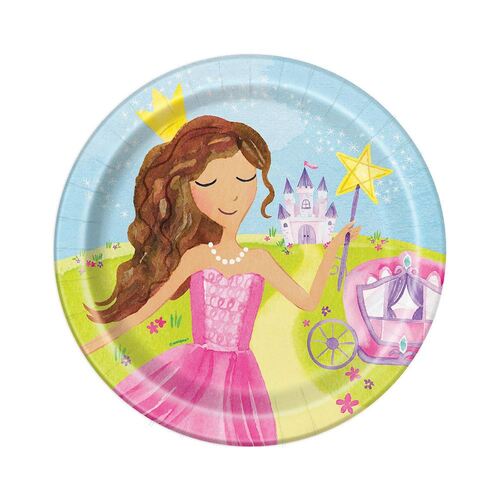 Magical Princess Paper Plates 23cm 8 Pack